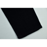 شلوار کتان پنبه حصیری مردانه بگ مشکی کمر کش