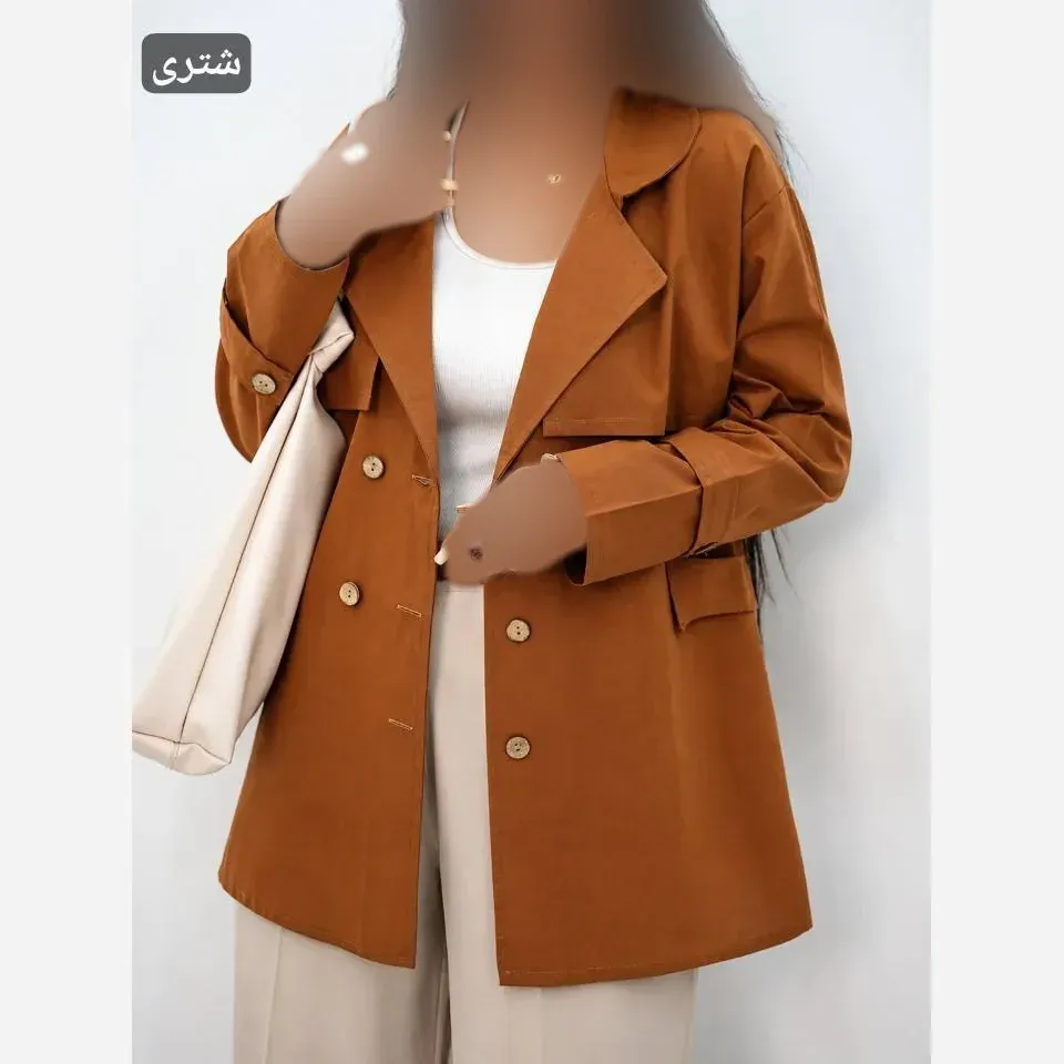 مانتو الیاف لینن گلدوزی شده ماتیسا فری سایز 36 تا 46