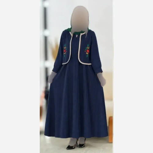 ست کت و سارافون گلدوزی مدل کوکی جنس کوکی باکیفیت فری سایز 36 تا 46