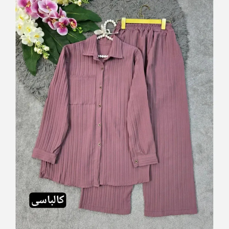 ست لباس زنانه مدل سنبل الطیب جنس ایوا سایز فری 36 تا 46