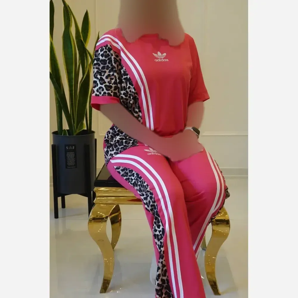 تیشرت شلوار مدل ترانه پنبه ای فری سایز