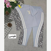 تیشرت شلوار مدل ترانه پنبه ای فری سایز