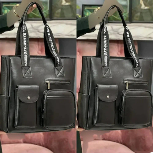 کیف مهرانگیز چرم با کیفیت مشکی سایز 35 در 35