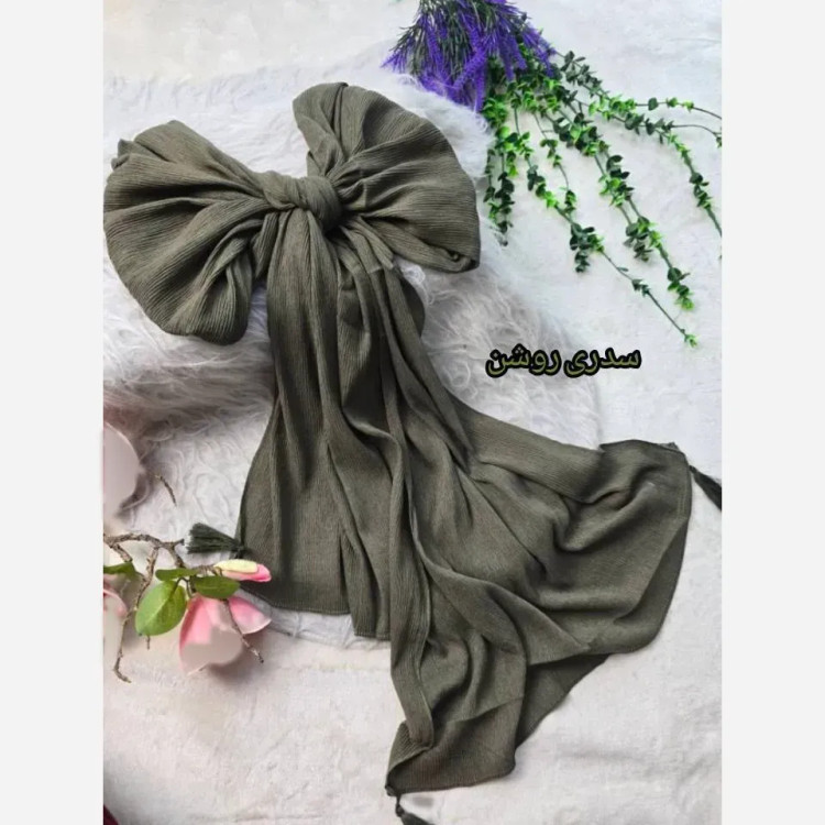 شال بهارپوش برشکا پلیسه ابعاد 180 در 70 رنگی