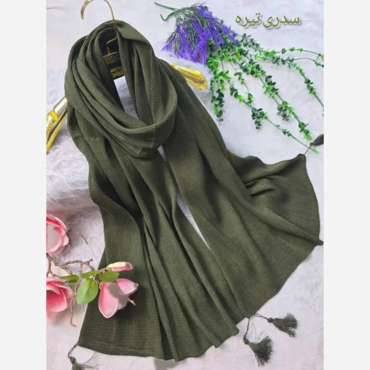 شال بهارپوش برشکا پلیسه ابعاد 180 در 70 رنگی