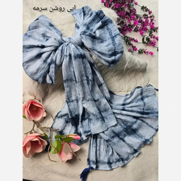 شال زنانه جنس برشکا ابعاد 70 در 180 سانتی متر رنگ بندی متنوع
