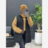 پافر کمرگت میکرو زنانه مشکی فری سایز قد 85/80