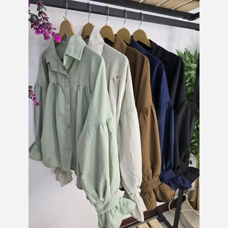 شومیز باکسی چینه پنبه سوپر طرح ابرو بادی فری سایز 36 تا 48