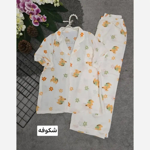 ست هانا نخی وارداتی خنک و سبک فری سایز