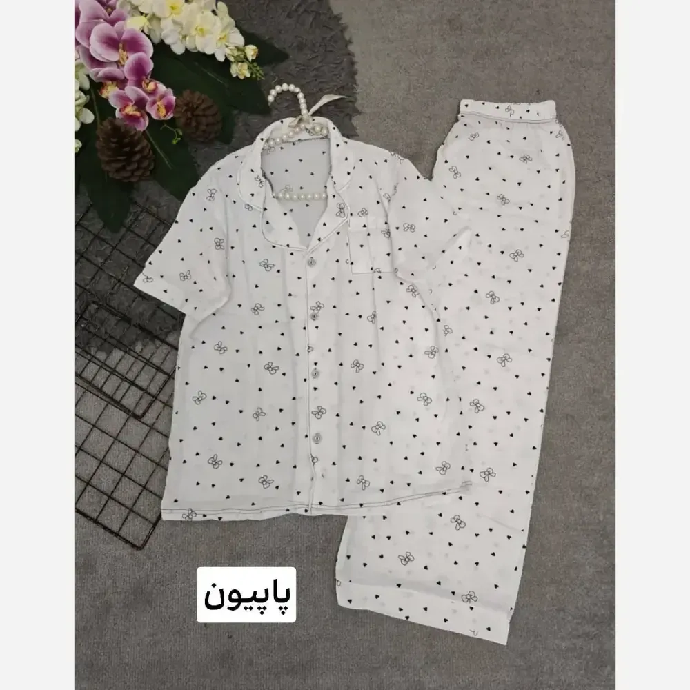 ست هانا نخی وارداتی خنک و سبک فری سایز