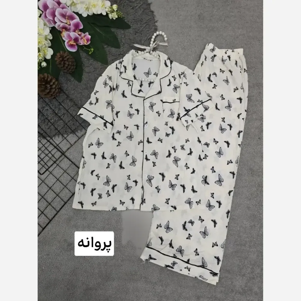 ست هانا نخی وارداتی خنک و سبک فری سایز