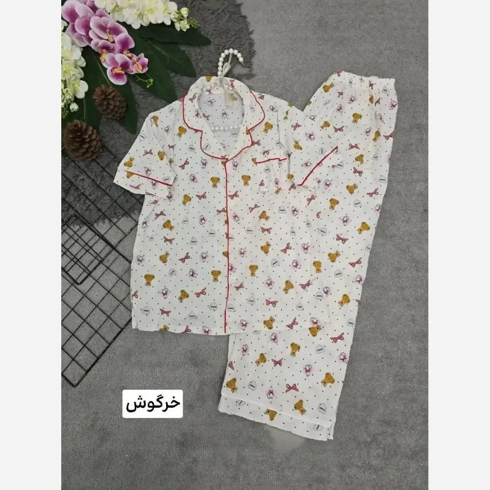 ست هانا نخی وارداتی خنک و سبک فری سایز