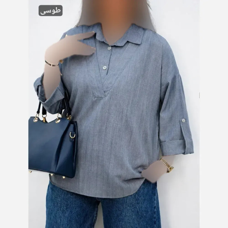 ست تونیک شلوار زنانه ویسکوز پنبه فول کش سایز فری 36 تا 46