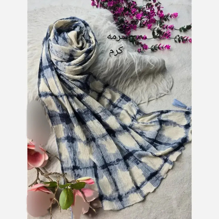 شال زنانه جنس برشکا ابعاد 70 در 180 سانتی متر رنگ بندی متنوع