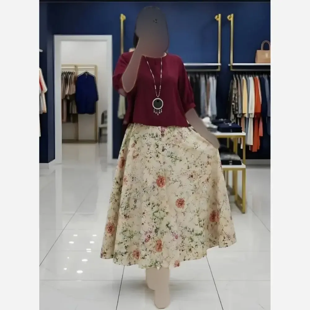 سارافن و شومیز یکتا شانتون حریر فری سایز زنانه