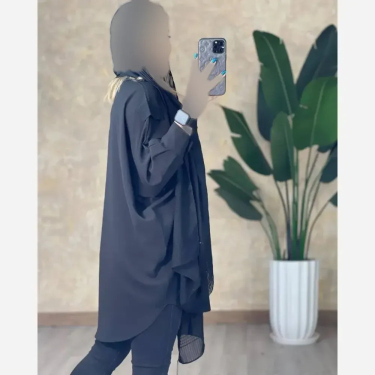 سه تیکه مجلسی کت مازراتی و دامن دانتل رنگ مشکی سایز فری 38 تا 46