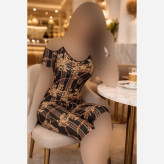 تاپ و شلوارک زنانه تینا فلامنت لطیف کشی فری سایز 38 تا 46