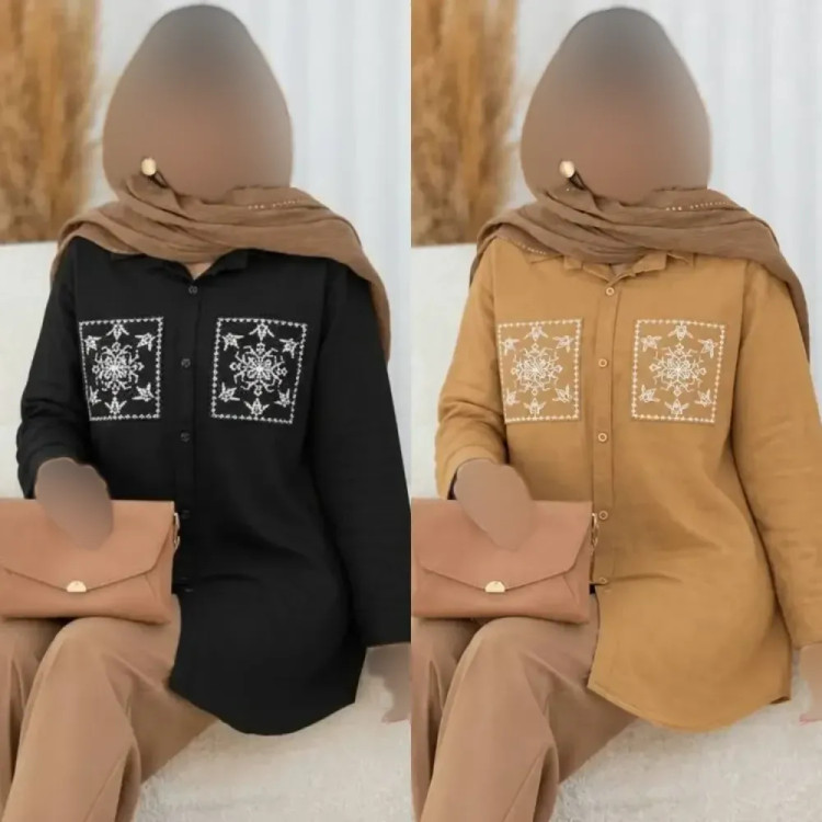 تونیک مانتویی لنین آنزیم شده درجه یک مدل کاکوتی فری سایز خنک بهاره و تابستانه