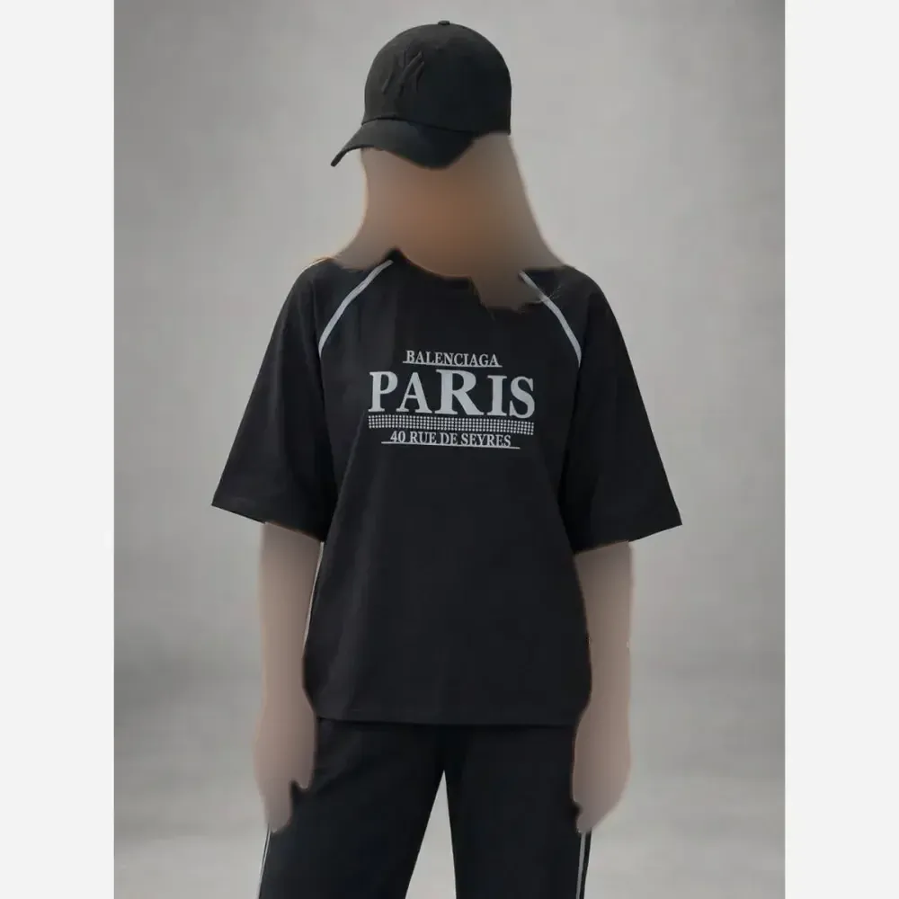 ست تابستانه زنانه مدل paris جنس شانتون کبریتی رنگ مشکی سایز فری مناسب 38 تا 46