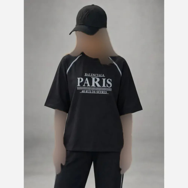 ست تابستانه زنانه مدل paris جنس شانتون کبریتی رنگ مشکی سایز فری مناسب 38 تا 46