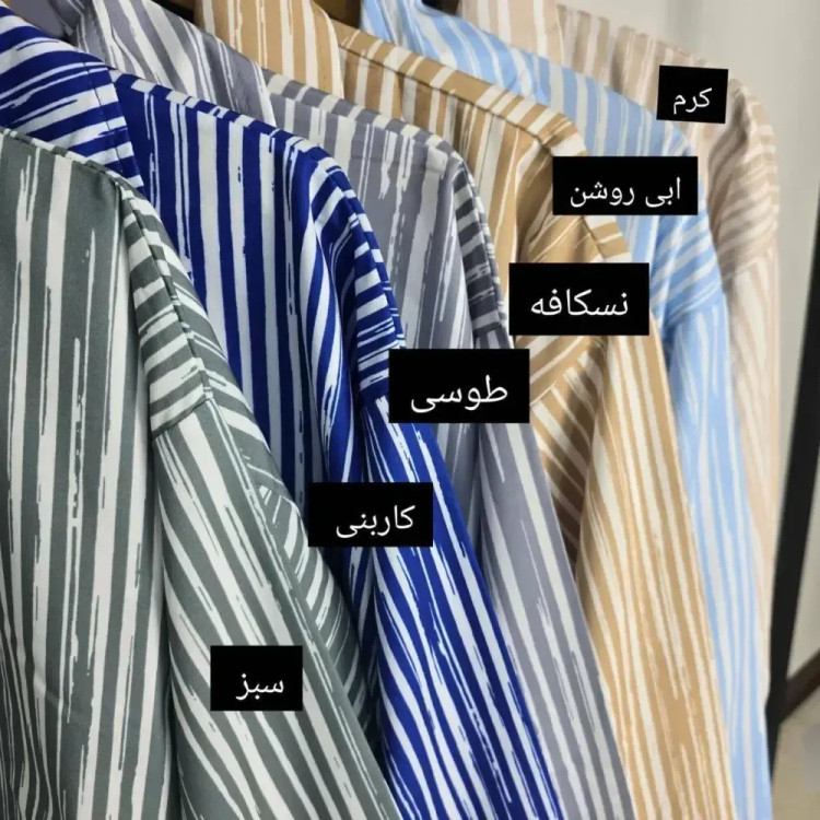 شومیز فلور کرپ رنگ کرم فری سایز