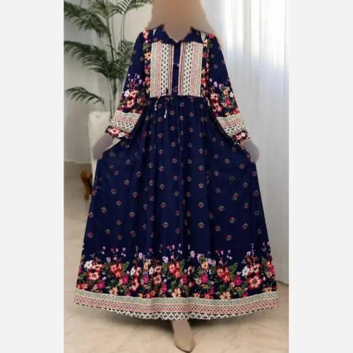 لباس ساحلی زنانه جنس بوگاتی درجه یک رنگ مشکی و سورمه ای سایز فری 38 تا 46