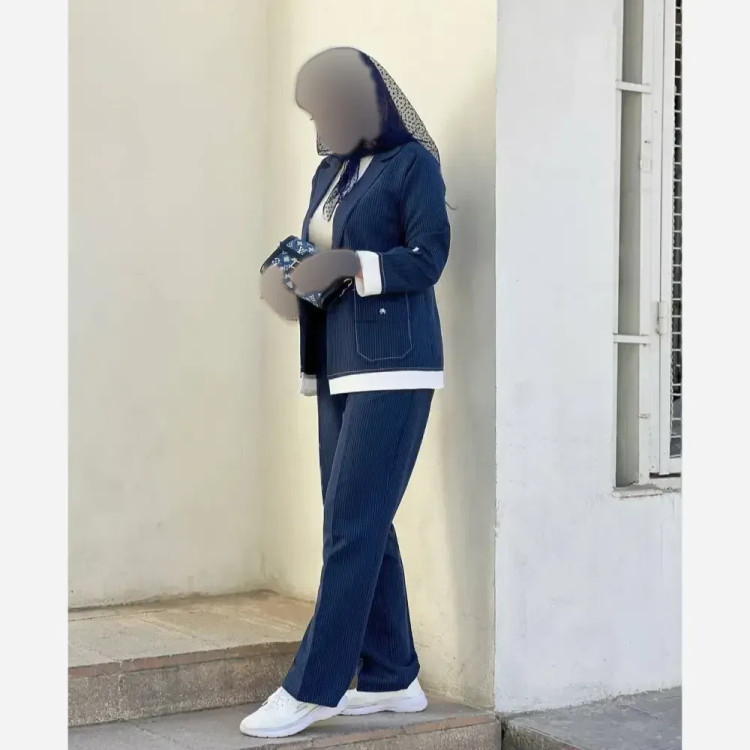 ست کت و شلوار دیپلمات زنانه مکانیک پرشیا فری سایز