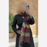 شال مصری نخ سانسفور ابعاد 182*70 رنگبندی متنوع فری سایز