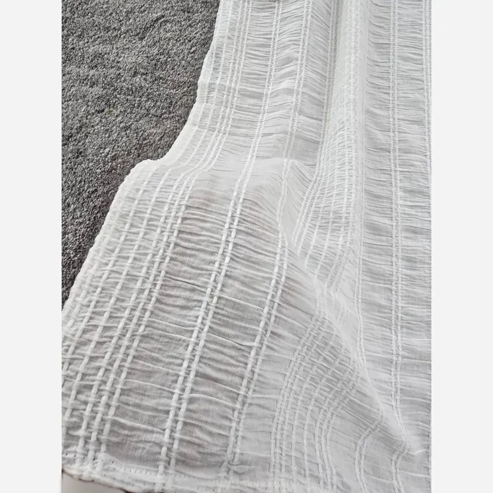 کفتان کوک دوزی تیارا فری سایز نسکافه ای سفید قد 125