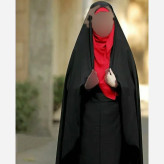 چادر کمری مدل حسنا جنس سوپر ژرژت مشکی