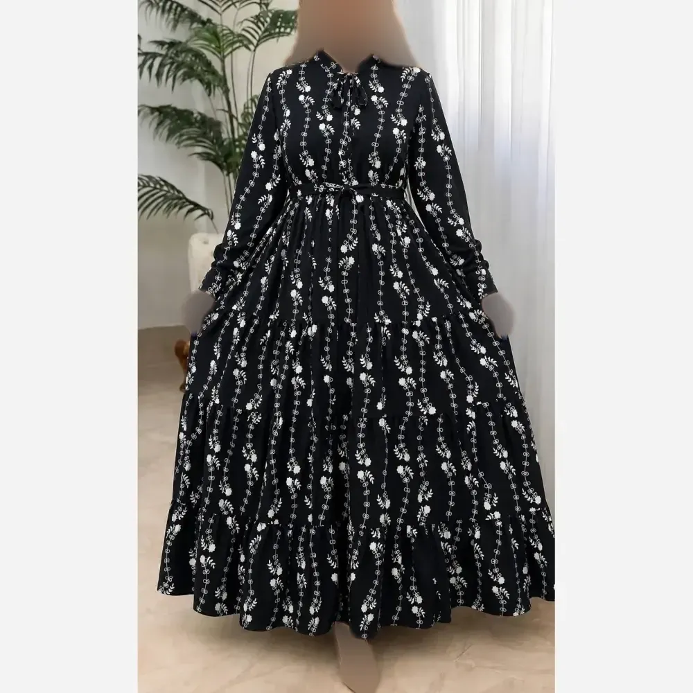 پیراهن زنانه بوگاتی مشکی مدل ناران فری سایز 38 تا 46