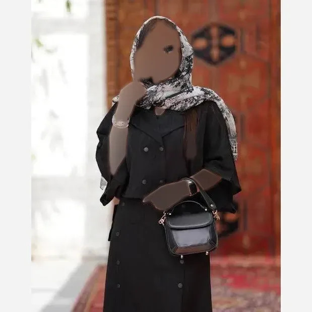 ست شومیز و شلوار زنانه مدل مادام جنس ژاکار کسمه و شانتون فری سایز