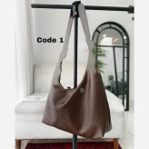 کیف چرم بند گره ای زنانه مشکی و موکا سایز 30*40 سانت سبک و جادار با کیفیت عالی