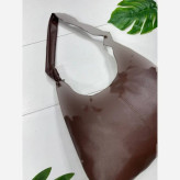 کیف چرم بند گره ای زنانه مشکی و موکا سایز 30*40 سانت سبک و جادار با کیفیت عالی
