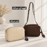 کیف زنانه چرم مصنوعی روزمره با بند بلند و جیب داخلی