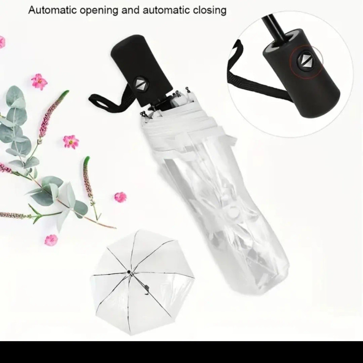 چتر شیشه ای تاشو فول اتوماتیک سایز بزرگسال 8 فنر درجه یک