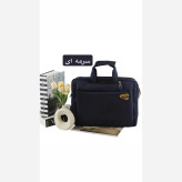 کیف مردانه سه کاره اداری رسمی پارچه ای ابعاد 40 در 30 در 10 سانتیمتر