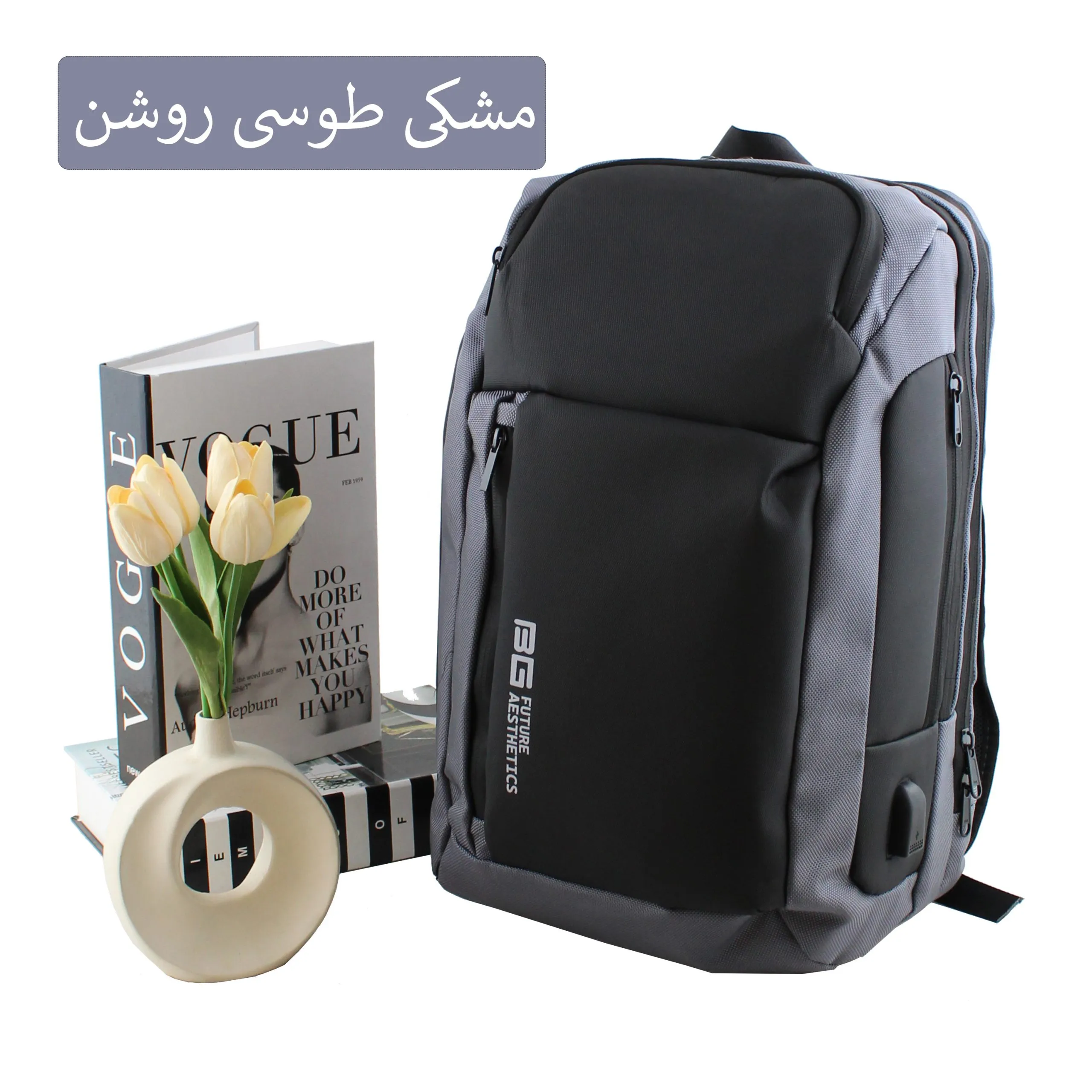 کوله پشتی روزمره و مدرسه دانشگاه پارچه ای با ابعاد 47 در 29 سانتیمتر