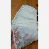 پیراهن دورس و دانتل دخترانه یلدایی زرشکی