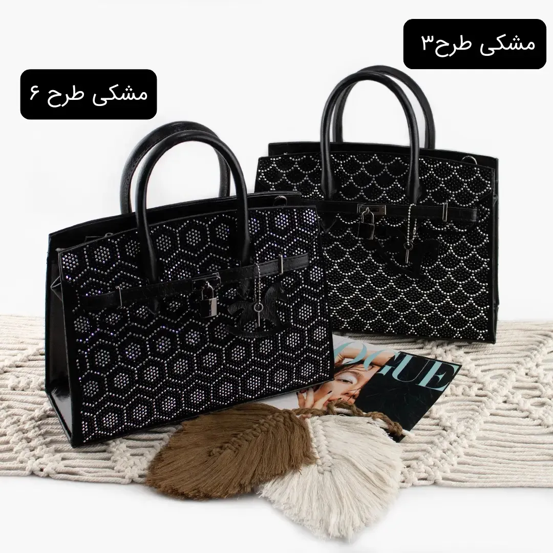 کیف زنانه چرم مصنوعی رسمی و مهمانی ابعاد 30 در 25 در 10 سانتیمتر