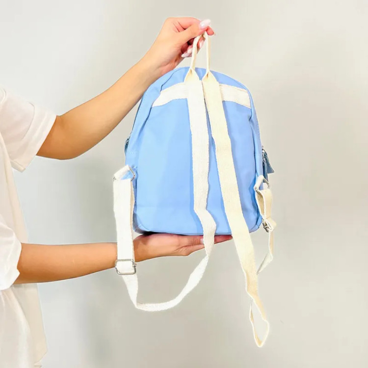 کوله فانتزی دخترانه نانسی خارجی مشکی نسکافه متوسط 30*25 کلاس روزمره سرکار