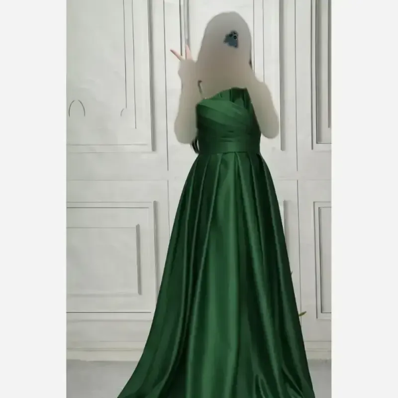 پیراهن زنانه نورا جنس ساتن آمریکایی قد 150 سایز 38 تا 48