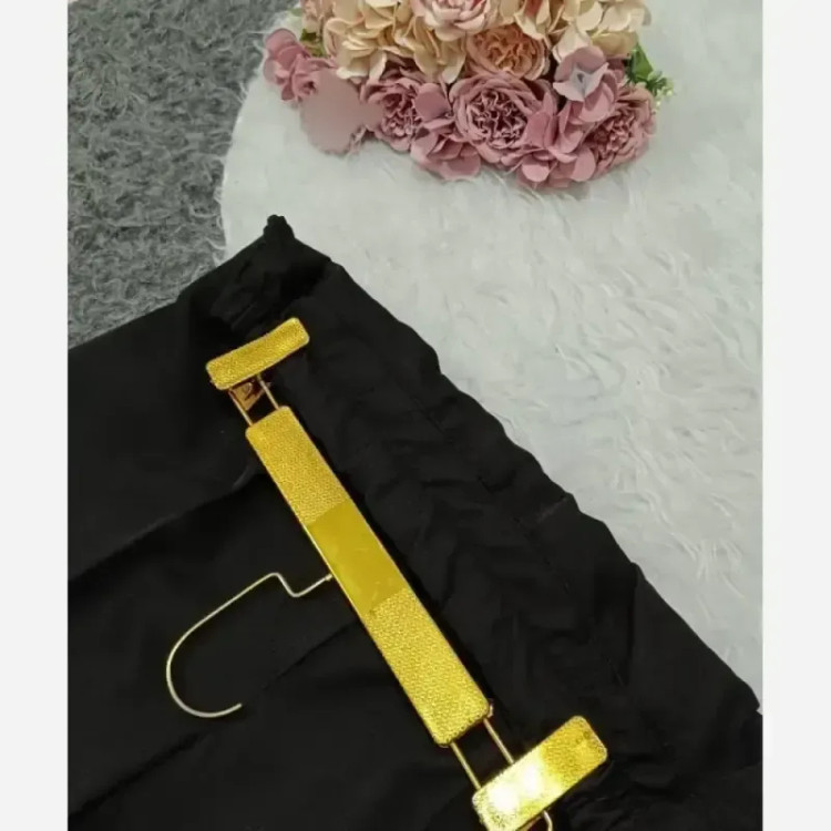 شلوار بگ مازراتی دبل 450 گرم پشت کش جلو پیلی زنانه رنگ مشکی سرمه ای قهوه ای سایز 1 تا 4