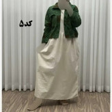 کت سارافون مدل یاپراق پاموق کد 1525 فری سایز لینن مناسب تا سایز 46 چهارفصل