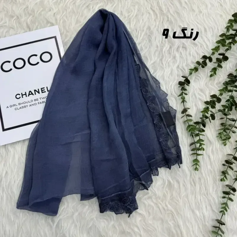 شال وارداتی حریر دانتل مجلسی و روزمره قواره 200 در 65