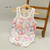 بادی رکابی بچگانه کوالا کیدز نخ پنبه کبریتی زیردکمه
