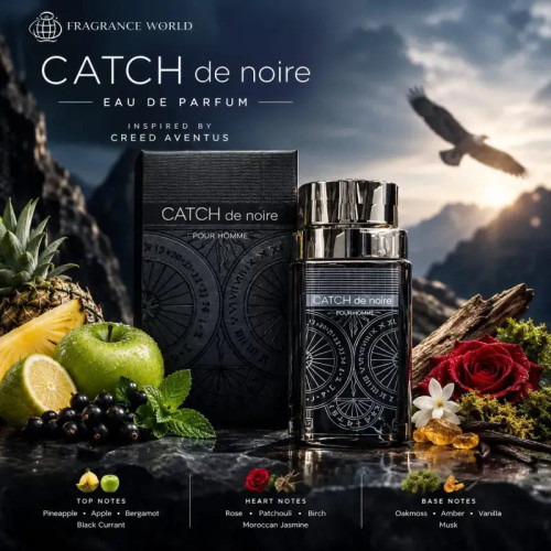 عطر ادکلن مردانه فرگرنس ورد کچ د نویر حجم 100 میل ادوپرفیوم